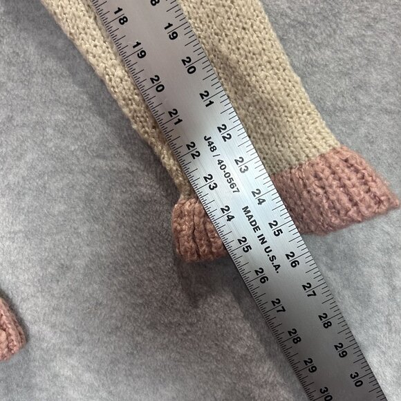 Matilda Jane Womens Jacie Ruffled Knit Cardigan Sweater L Wool Blend Boho Aztec - Picture 9 of 16